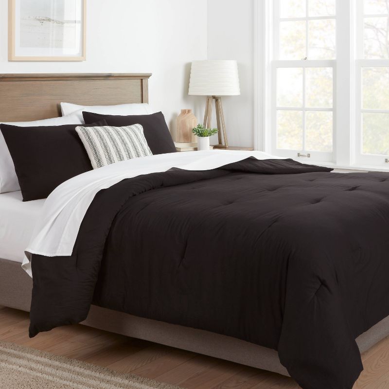Washed Cotton Sateen Comforter and Sham Set - Threshold™, 3 of 9