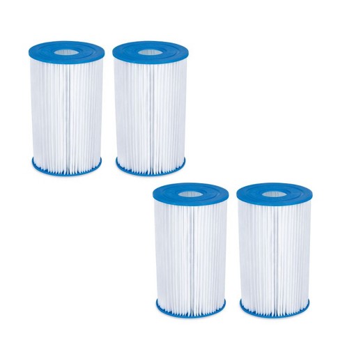 Summer Waves 4 Pack TYPE A or C Pool Replacement Filter Cartridge Intex A/C NEW 