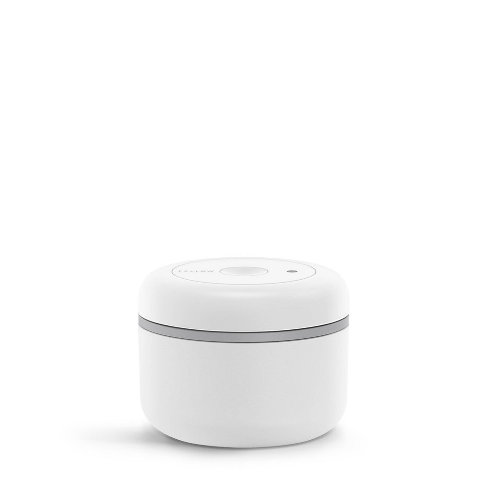 Photos - Food Container Fellow 0.4L Atmos Vacuum Storage Canister Matte White: Stainless Steel , Washable, 4.5" Height 