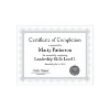 Southworth Premium Certificates White Spiro Silver Foil Border 66 lb  8 5 x 11 15/Pack CTP2W - 4 of 4