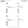 Livex Lighting Glenbrook 1 - Light Pendant in  Black/Brushed Nickel - 4 of 4