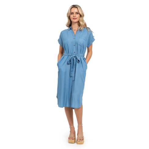 Button down store dress target