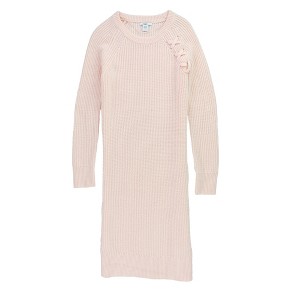 bar III Womens Lace Up Sweater Dress - 1 of 2