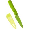 Kuhn Rikon 4-Inch Nonstick Colori Serrated Paring Knife Green - 2 of 4