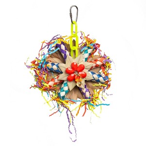 Playfuls Preen & Pacify Preening Wheel Bird Toy - 1 of 3