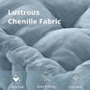 Sapphtopaz Chenille Fabric Pillows Floor Pillows, Square Couch Pillows Tufted Detailing, Decorative Pillows for Bed and Living Space - 3 of 4