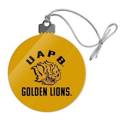 Arkansas at Pine Bluff Golden Lions Acrylic Christmas Tree Holiday Ornament