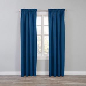 BrylaneHome BH Studio Microfiber Rod-Pocket Panel - 1 of 4