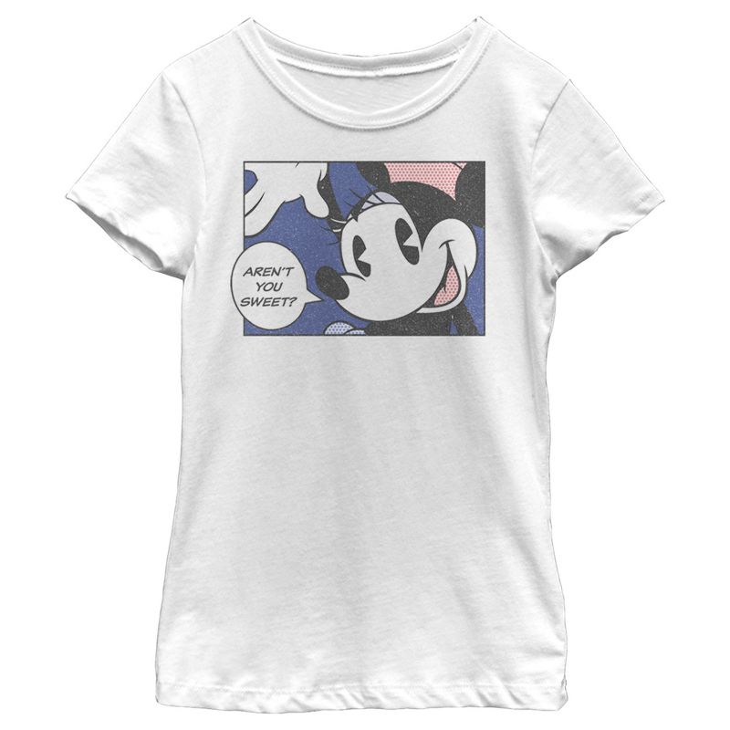 Girl's Disney Minnie Mouse Aren't You Sweet T-Shirt, 1 of 5