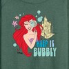Women's - Disney Princess - Ariel Keep It Bubbly Lightweight French Terry Wide Neck Long Sleeve Shirt - 2 of 4