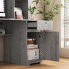 NicBex Home Office Desks Morden Desk with Storage Computer Desk with Hutch Storage, Drawers and Outlets for Home Office - 4 of 4