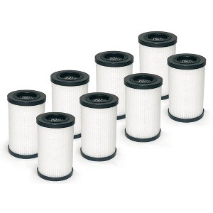 Nispira 3-in-1 HEPA Activated Carbon Replacement Filter for Air Purifier | Compatible with Scosche Compact Air Purifier AFP2-SP FrescheAIR, 8 Packs - 1 of 4