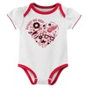 NHL Detroit Red Wings Baby Girls' 3pk Bodysuit - 2 of 4