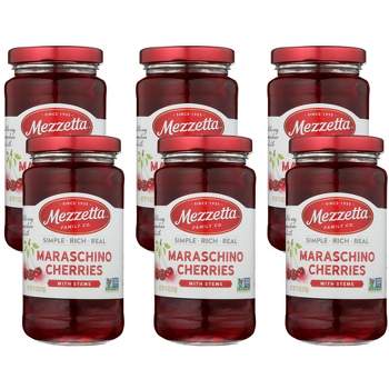 Mezzetta Maraschino Cherries With Stems - Case of 6/11 oz