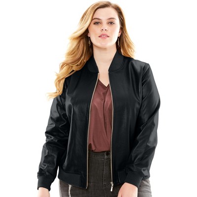 Roaman's Leather Bomber Jacket