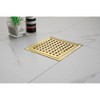 Dexmalle 6 Inch Square Shower Floor 304 Stainless Steel Drain - 4 of 4