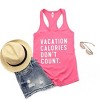 Simply Sage Market Vacation Calories Don't Count Racerback Tank - 4 of 4