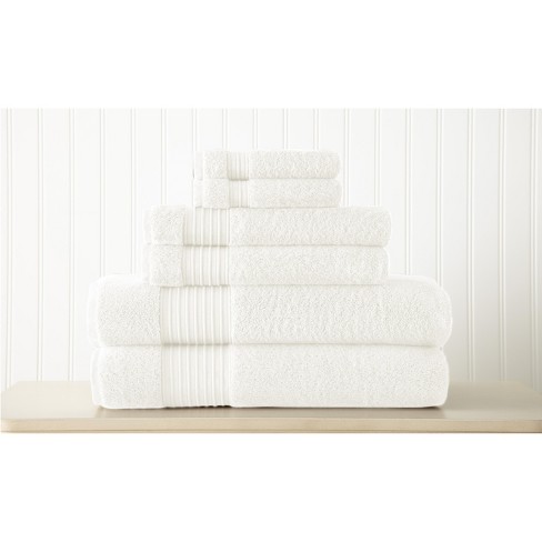 Modern Threads Pax 6 Piece Jacquard 100% Cotton Bath Towel Set. : Target