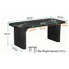 Gulches 62.2" Wood Executive Desk, Simple Rectangular Computer Writing Table - 2 of 4