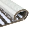 Unique Bargains 2 Pcs Striped Microfiber Extra Soft and Absorbent Fluffy Non-Slip Bathroom Floor Mats - 4 of 4