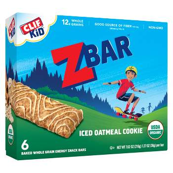  CLIF Kid ZBAR Organic Iced Oatmeal Cookie Snack Bars

