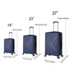 BEAFUP 3-Piece Hard Shell Luggage Set with Four-Wheel Rollers, Password Lock, and Hiking Bag - Lightweight Suitcases for Travel - 3 of 4