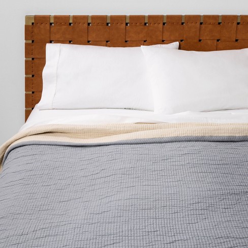 Full Queen Gauze Coverlet Gray Sky Opalhouse Target