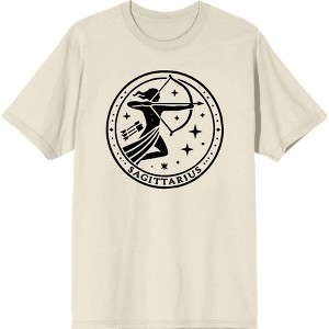 Sagittarius Zodiac Sign Adult Crew Neck Short Sleeve Tee - 1 of 2