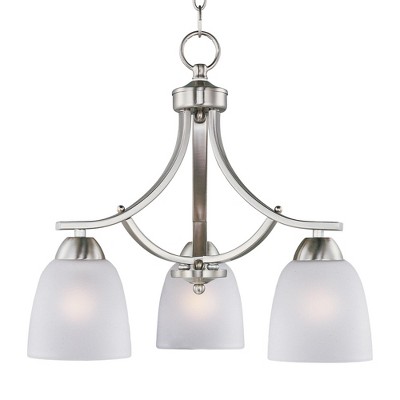 Maxim Lighting Axis 3 - Light Chandelier in  Satin Nickel