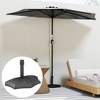 Outsunny Patio Umbrella Base, 26 lbs Concrete Heavy Duty Patio Umbrella Holder for 1.5"/1.9" Umbrella Poles, Black - 2 of 4