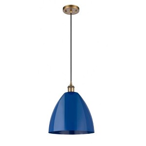 Plymouth Dome - 1 Light Cord Hung Mini Pendant In Industrial Style-14.75 Inches Tall and 12 Inches Wide - 1 of 1