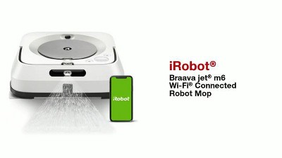 iRobot Braava jet m6 Wi-Fi Connected Robot Mop White M611020 - Best Buy