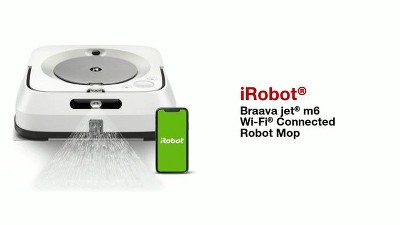 iRobot Braava Jet m6 6110 Robot Mop with Precision Jet Spray, Smart  Mapping, Recharge and Resume, for Multi Room m611020 - The Home Depot