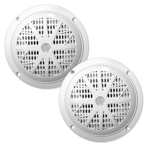 5.25" Waterproof Marine Speakers for Boating with Dual Speakers, + Water-Resistant, Compatible with Any Audio Device - 1 of 3