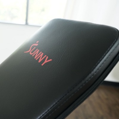 Power Zone Adjustable Black Utility Weight Bench with Eco Foam