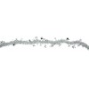 Northlight Tinsel with Snowflakes Artificial Christmas Garland - 12' x 3" - White and Silver - Unlit - 4 of 4