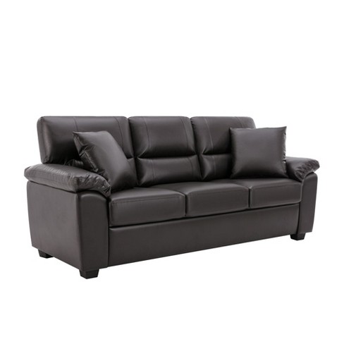 Target black couch on sale