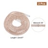 Unique Bargains Shoe Accessories Replacement Bling Crystal Rhinestone Laces 2 Pcs - 2 of 4