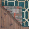 Oriental Weavers Latitude 806B3 Teal/ Grey Indoor/Outdoor Area Rug - 7'10" x 10' - 3 of 4