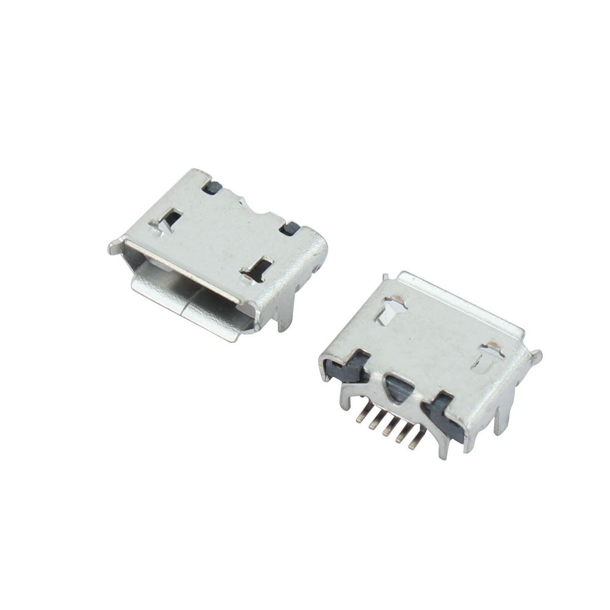 Unique Bargains Repair Parts Shielded Soldering One Port Micro USB Jack 10 Pcs - thumbnail 2