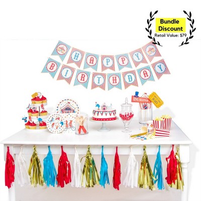 118pc Carnival Party Supplies Great Value Ultimate Kit