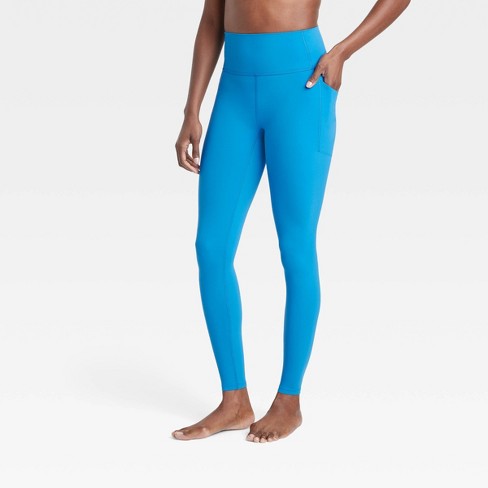 Women's Everyday Soft Ultra High-rise Pocketed Leggings 27 - All In Motion™  Sapphire Blue S : Target
