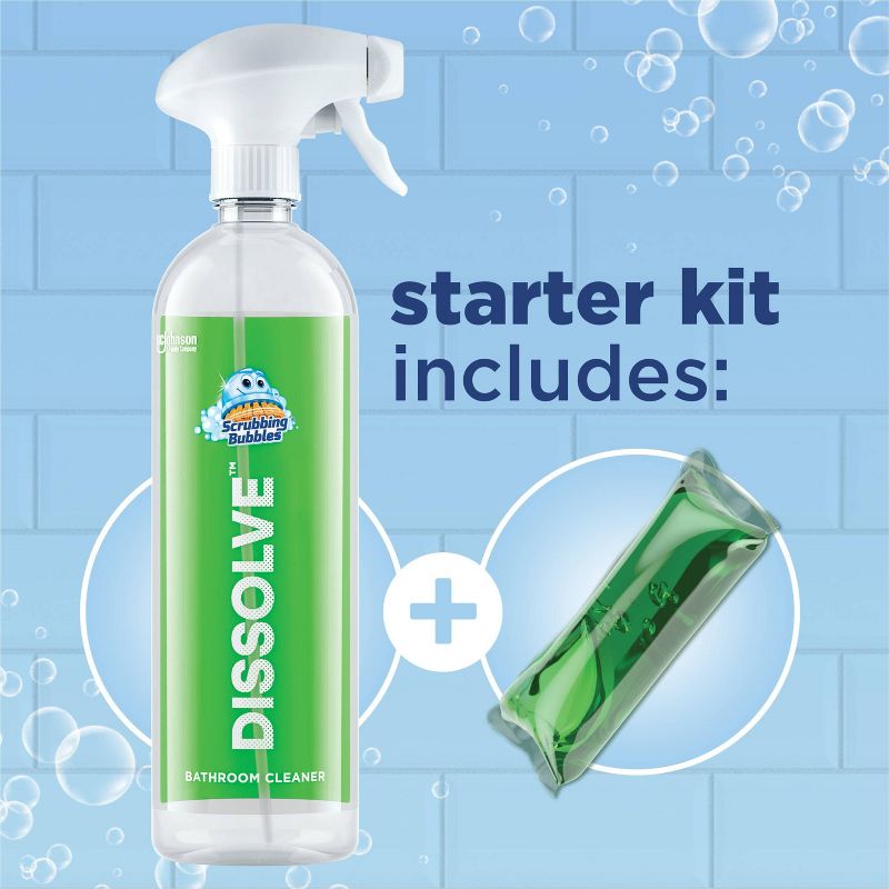 Scrubbing Bubbles Dissolve Pods Bathroom Cleaner Starter Kit - 0.28 fl oz/2ct, 6 of 22
