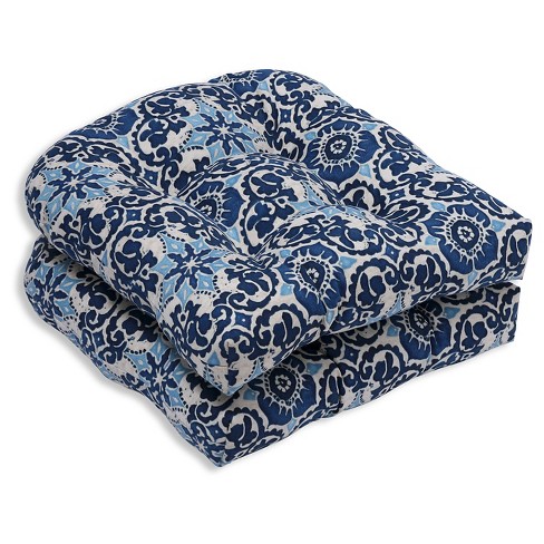 Pillow Perfect Outdoor Cushion Set Blue Target