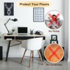 Unique Bargains Non-Slip Rectangle Chair Leg Floor Protectors for Wood Tile - 4 of 4