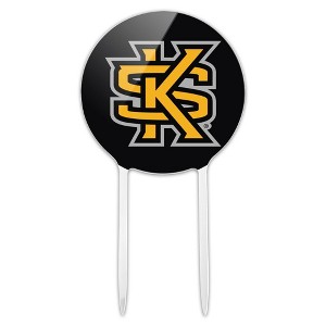 Kennesaw State Owls Logo Acrylic Cake Topper Party Decoration for Wedding Anniversary Birthday Graduation - 1 of 4