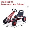 Costway 4 Wheels Kids Ride On Pedal Powered Bike Go Kart Racer Car Outdoor Play Toy - 3 of 4
