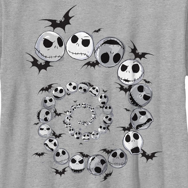 Boy's The Nightmare Before Christmas Spiral Jack T-Shirt, 2 of 6