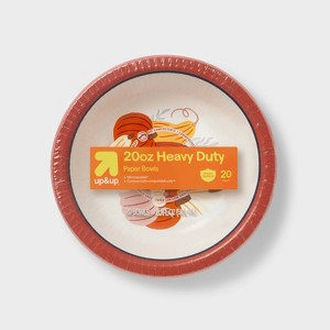 Fall Disposable Bowls - 20oz/20ct - up & up™ - 1 of 3