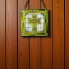 Slickblue Irish Stained Glass Panel – 6.3" Square Hanging Decor with 7 Traditional Celtic & Heritage Designs - 2 of 3